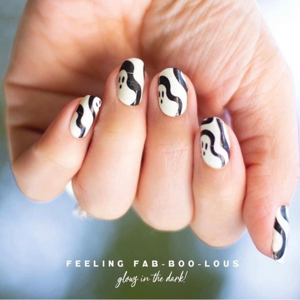 Color Street Feeling Fab-boo-lous Retired Nail Art Design Nail Strips - Picture 7 of 10